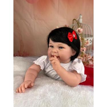 Imagem de Boneca Bebe Reborn Princesa Muito Linda Realista Corpo de Pano - Mundo