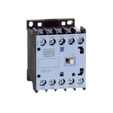 Imagem de Contator Mini Weg 1NA 7A 220V Cw07 Tripolar 50Hz