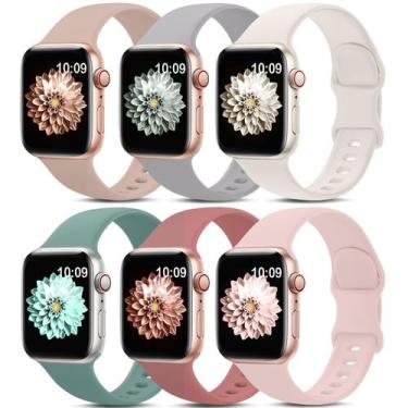 Imagem de Pulseiras esportivas AMSKY compatíveis com Apple Watch 38mm-49mm