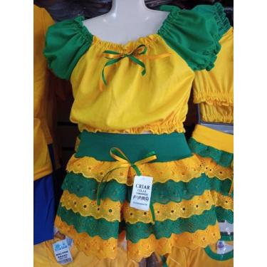 Imagem de Conjunto infantil feminino do Brasil - UZY
