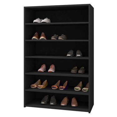 Imagem de Estante Sapateira Multiuso Lais - Ajl Móveis Preto