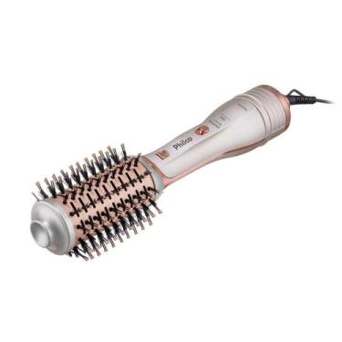 Imagem de Escova Secadora Philco 3 Acessórios 1300w Pes19sg Bivolt, Prata e Dour