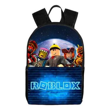 Imagem de Mochila Escolar Reforcada Infantil Roblox Confortável - LC Brasil