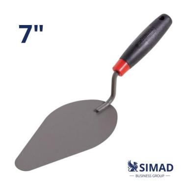 Imagem de Colher p/ pedreiro cortag cabo plastico oval 07 cortag cod 62535