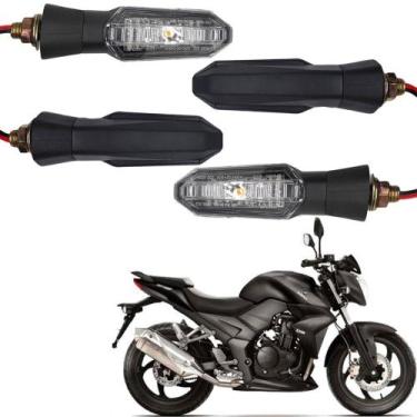 Imagem de Kit Quatro Pisca Seta Led Twister Nova Dafra Next 250 - Tmac
