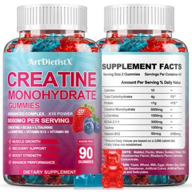 Imagem de Suplemento pré-treino ArtDietistX Creatina Monohidratada Gummies