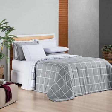 Imagem de Capa para Duvet Austin Super King 01 Pç Micropercal - Cinza - Bia Enxo