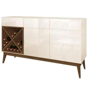 Imagem de Buffet chandon aparador 2 portas 3 gavetas com adega - edn móveis, OFF