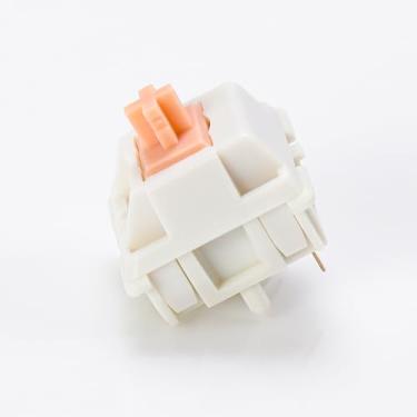 Imagem de YMKPVR Interruptor de teclado MMD Holy Panda 55 g, interruptor tátil pré-lubrificado de 3 pinos, compatível com teclado mecânico MX (35 peças)