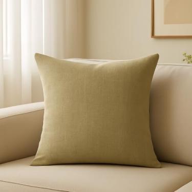 Imagem de Capa de Almofada Linho Luxo Sofa Decorativa Ziper Invisivel 45x45 Cinza Claro