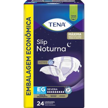 Imagem de Fralda Geriátrica Tena Slip Noturna EG Unissex 24 Unidades