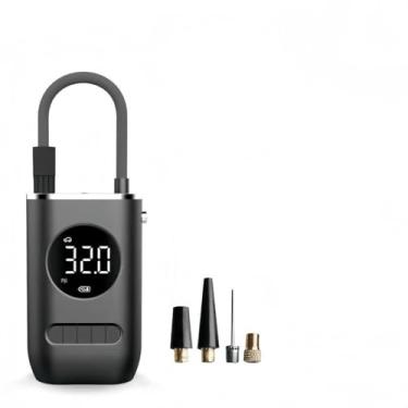 Imagem de Inflador de Pneus Portátil Mini Sem Fio, Compressor Elétrico para Carro, Moto e Bicicleta