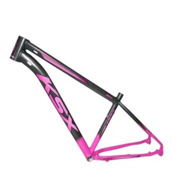 Imagem de Quadro KSX 100% Alumínio Liga 6061 Aro 29 Bicicleta Mountain Bike Cabeamento Interno Com Gancheira (GRAFITE C/ROSA (ADS ROSA), 15)