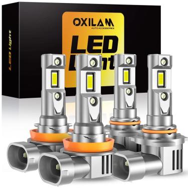 Imagem de Lâmpadas OXILAM Q36 H11 9005 6500K 440000lm 600% mais brilhantes