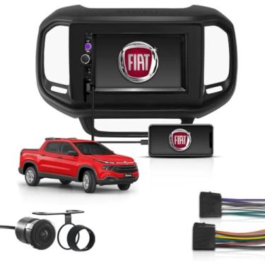 Imagem de Kit Central Multimídia Mp5 2 Din 7" Bt Espelha Universal Toro