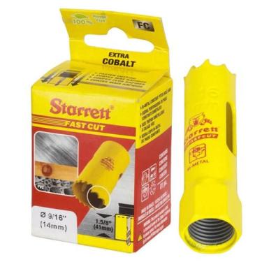 Imagem de Serra copo starrett fast cut bi-metal ø 9/16" 14mm