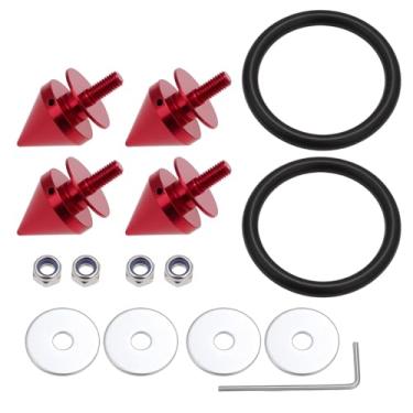 Imagem de Be In Your Mind 1 conjunto de parafusos de modificação automotiva para modificação de reforço de liberação rápida do para-choque traseiro dianteiro