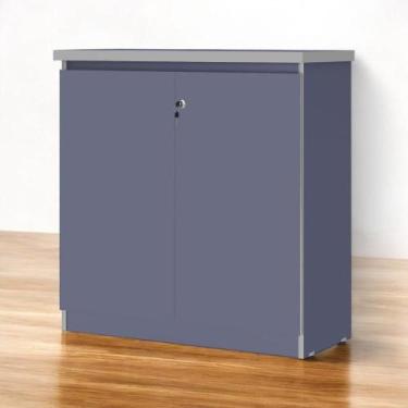 Imagem de Armário Balcão 02 Portas Doubler Azul - Mobiliar Home Shop
