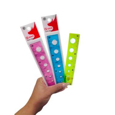 Imagem de Regua Flexivel 15Cm Gabarito Circulo - 86407
