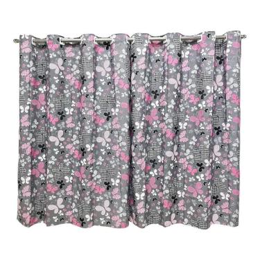 Imagem de Cortina Infantil 2,00 X 1,60 Quarto Brinquedoteca Menino