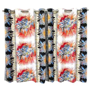 Imagem de Cortina Infantil 2,00 X 1,60 Quarto Brinquedoteca Menino