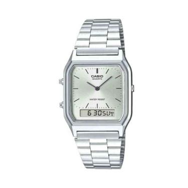 Imagem de Relógio Casio Vintage Prata Unissex Aq-230A-7Amqydf-Sc