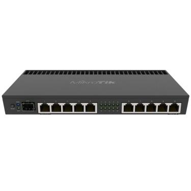 Imagem de Roteador Mikrotik - 10 Portas Gigabit - 1 Porta SFP+ - RB4011IGS+RM - Reg. Anatel: 03704-20-07555