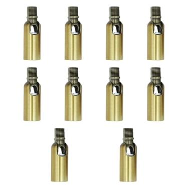 Imagem de Generic 10x Cabeça Universal para Luminária de Teto Lustres Acessório de Metal Instalação Simples Cabeça de Direção Resistente para Acessórios Casa, LatÃo