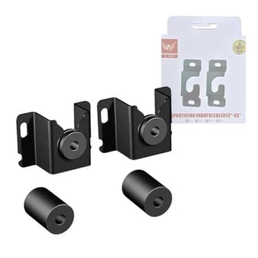 Imagem de Suporte TV Universal Fixo para Tela de 13 a 70 Polegadas, Capacidade 60kg, Distância da Parede 40mm, Preto