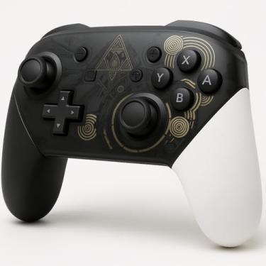 Imagem de Pro Controller Sem Fio Compatível com Nintendo Switch (Zelda)