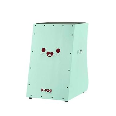 Imagem de Cajon FSA Instrumento de Percussão Profissional Feito à Mão - Graves Profundos, Som de Caixa Nítido, Madeira Brasileira, Design Ergonômico de Inclinação K-POP VERDE