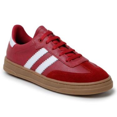 Imagem de Tênis Feminino Modelo Clássico - Charelli Calçados, Vermelho, 37, Femi