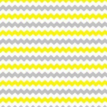 Imagem de Papel De Parede Chevron Amarelo Cinza E Branco Adesivo Sala - LRP