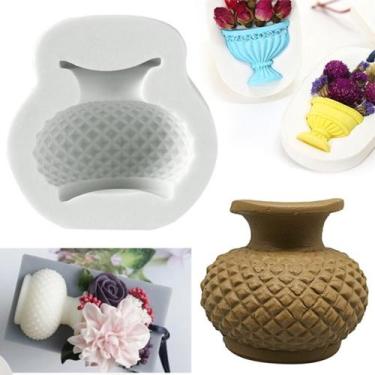 Imagem de Molde de silicone vaso para decorar f189 - CM