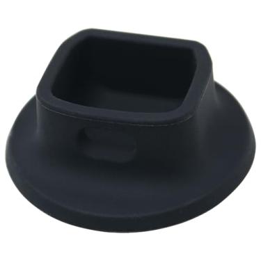 Imagem de ZZHXSM Base de borracha de silicone com 65 mm de diâmetro, antiderrapante e resistente a arranhões, suporte de mesa compatível com câmeras de bolso Gimbal, preto, versão atualizada