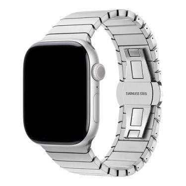 Imagem de Pulseira Elos Borboleta Compatível com Apple Watch - Baú do Viking, Pr