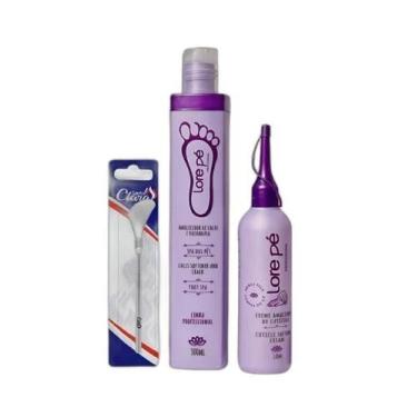 Imagem de Amolecedor De Calos E Rachaduras Lore Pé 300Ml + Bisturi 222