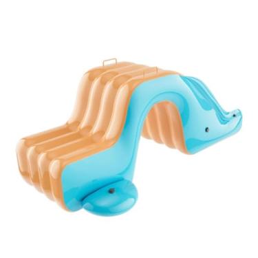 Imagem de YIJU Toboágua inflável para piscina, brinquedo aquático de escada, toboágua para jardim