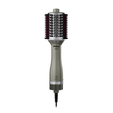 Imagem de Escova Secadora Philco PES30 1300W 4 em 1 Cerâmica Bivolt Prata Cromado