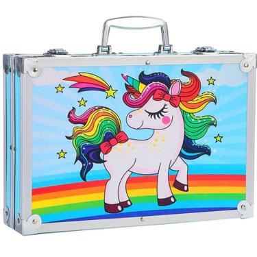 Imagem de Kit Pintura Kit de Desenho para Arte Infantil Com Estojo Unicórnio 145 Peças - Toys Import J24113255