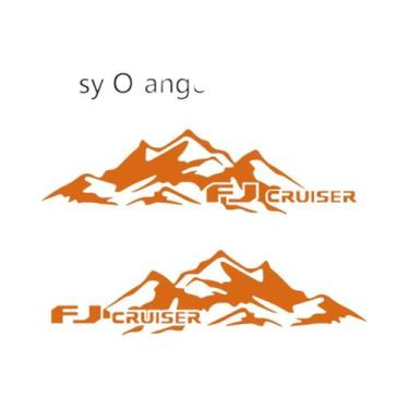Imagem de Adesivos Laterais Para Porta De Carro Toyota FJ Cruiser, Decalques De 