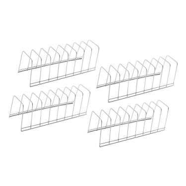 Imagem de DimyFew 4x Suportes para utensílios de mesa, escorredores de louça, suportes para costelas, escorredores de pão para de cozinha, Prateleira para Pratos de Prata