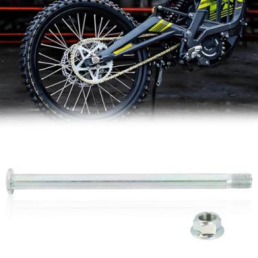 Imagem de PSLER Eixo da roda traseira com porca para bicicleta suja elétrica Sur Ron Light Bee X/S Segway X160 X260