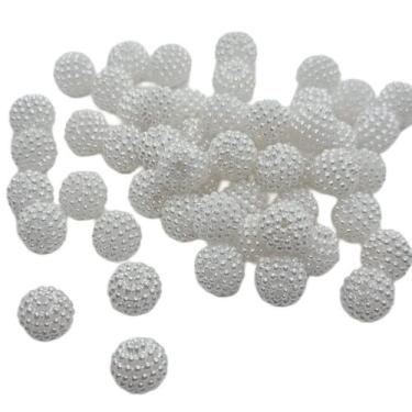 Imagem de Perola Craquelada Amora 10mm com furo 100 unidades Menor Preço - Comer