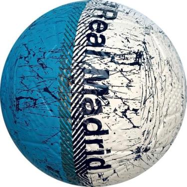 Imagem de Bola de Futebol Real Madrid Mini AZ/BCO - Futebol e Magia
