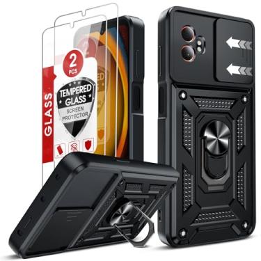 Imagem de LeYi Capa para Galaxy XCover7-Pro: Capa compatível com Samsung XCover 7 Pro com protetor de tela X2, suporte magnético e capa para câmera, proteção de nível militar Funda para Galaxy XCover 7 Pro