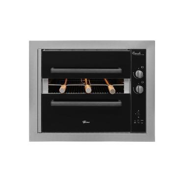 Imagem de Churrasqueira a Gás Embutir Fischer Ranch 3 Espetos Inox Bivolt 36170