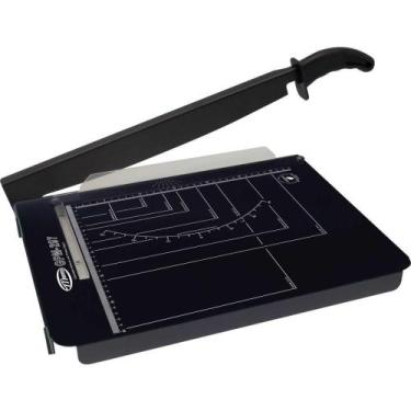 Imagem de Guilhotina Cortadeira GPM 297 Preta Navalha Afiada - ZTE