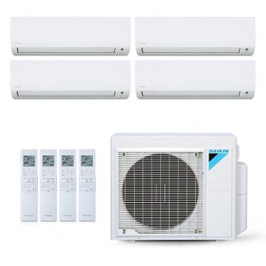Imagem de Ar-Condicionado Multi Split Inverter Dakin 34.000 BTUs (2x Evap HW 9.000 + 2x Evap HW 18.000) Quente/Frio 220V