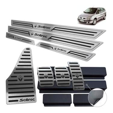 Imagem de Soleira Pedaleira Descanso Scenic 2001 A 11 Manual Preto BR